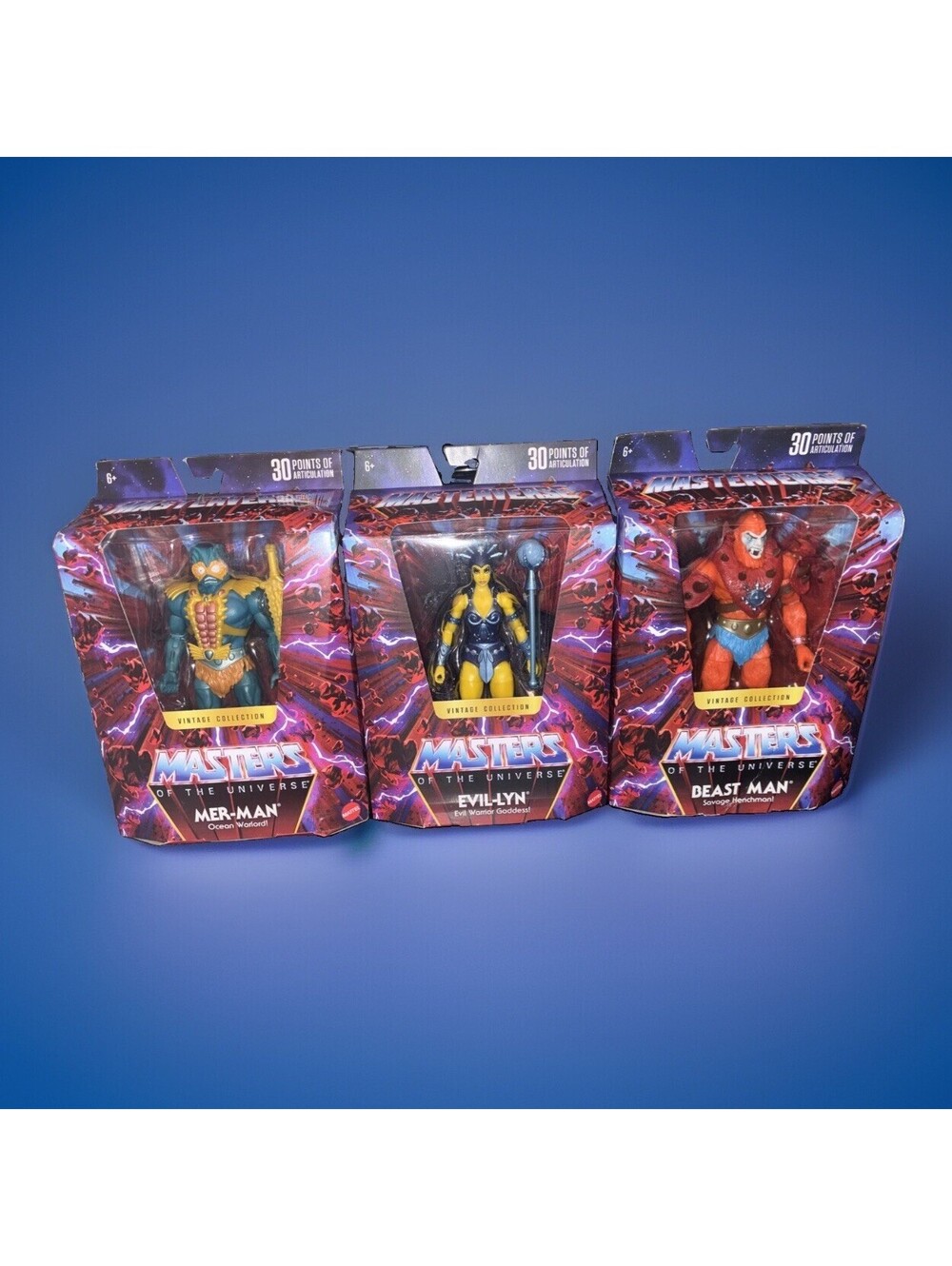 Masters of the Universe Masterverse Vintage Collection Evil-Lyn Beastman Mer-Man